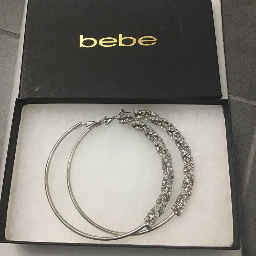 Bebe Hoop Earrings